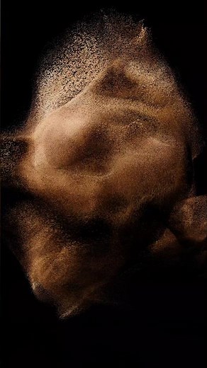 Sand particles #blender #vfx #particle #simulation