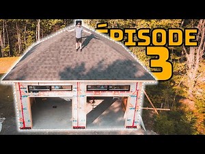 Self-construction of a garage EP3 | The frame is assembled!!