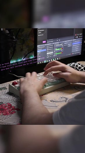 Raven50 with Cherry MX2A Black #kbdfans #keyboard #customkeyboard #asmr #keycaps #custom #gaming