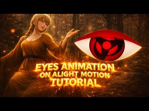 「EYES ANIMATION TUTORIAL]°Alightmotion [Free preset] WITH VOICE OVER 😂