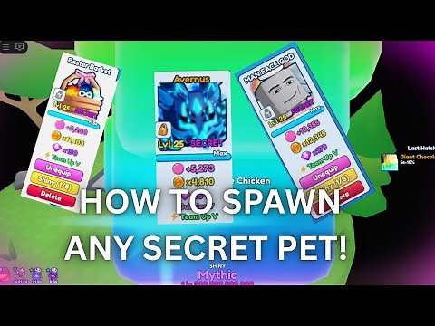 [BGSI] How To SPAWN ANY PET in Bubble Gum Simulator Infinity! (GET EVERY SECRET IN THE GAME!)