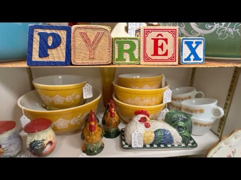 Let’s Go Shopping for Vintage Pyrex, Corning Ware, Furniture and More