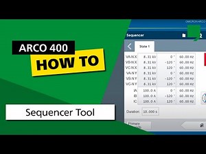 ARCO Control Tutorial – Sequencer Tool