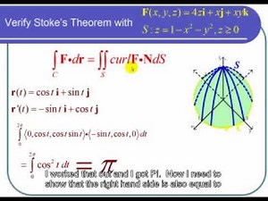 Verifying Stokes Theorem