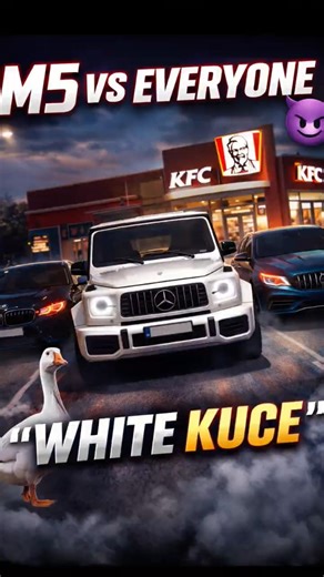BMW M5 vs White Goose 🪿😈 #automobile #carparkingmultiplayer #edit