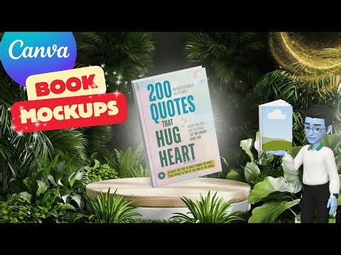 How to Create Book Mockup in Canva | Canva Tutorial for Beginners 📚