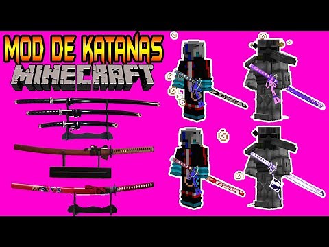MOD DE KATANAS MINECRAFT | SLASH BLADE MOD | LAS MEJORES KATANAS PARA MINECRAFT