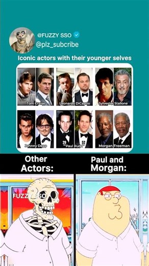 Why Do Paul Rudd and Morgan Freeman Look the Same at Every Age? 😂