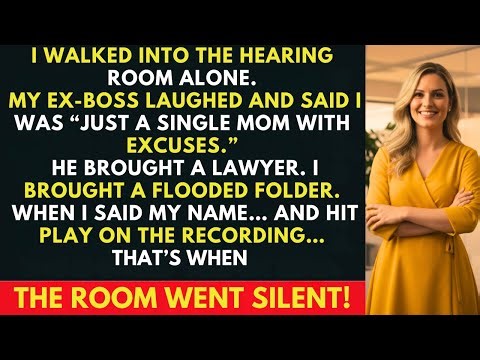 I Went Alone to the Hearing Against My Boss — He Laughed at Me… Until He Found Out Who I Really Was