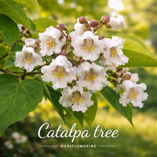 Catalpa Tree Live Plant Quart Pot Shade Tree Large Leaves White Flower - Etsy