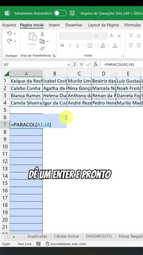 IMPOSSIBLE? No! See how to use TOCOL to automatically merge columns in Excel! #excel