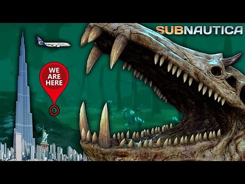 The REAL Size of Creatures in Subnautica will BLOW YOUR MIND!