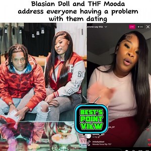 2.3K views | Blasian Doll (757) and THF Mooda Crowd who are from rival gangs in Chicago are dating . People have a problem because Mooda did a song called “757K” where he diss her deceased mother in a song | Best's Point Of View TV | Facebook