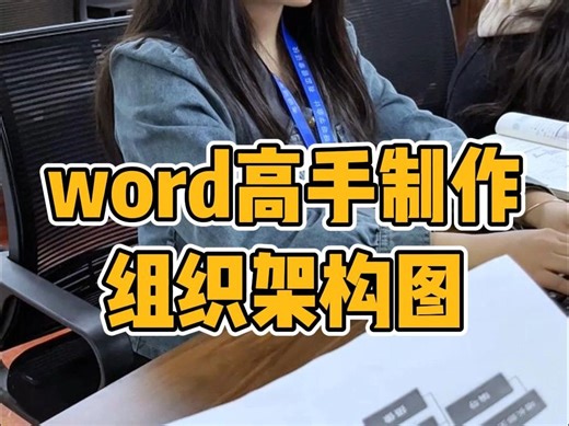 word高手制作组织架构图