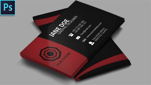 Cool Creative Business Card + PSD - Photoshop Tutorial
