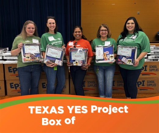 Last month, the #GFCUCares team joined The TEXAS YES Project to distribute school supply kits to several Title 1 elementary schools across San Antonio. 🎒✏️ This effort was part of their Box of Dreams program✨, which provides students with quality supplies and resources in the classroom to help them achieve long-term academic success. Our CEO, Rick Divina, proudly serves on the TEXAS YES Project board, which is committed to closing the gap for educational equality. #SupportEducation | Generation