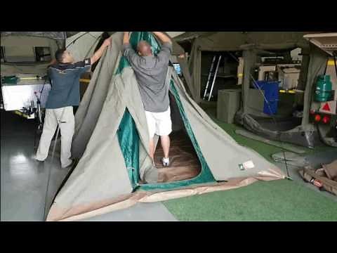 Campmor Weekender Tent Setup and Strike Down Hyperlapse #camping #campmorweekender #canvastent