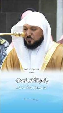Surah Az-Zariyat (47-51) | Maher Al-Muaiqly | Beautiful Quran Recitation ‪@MauIslamicvideo‬
