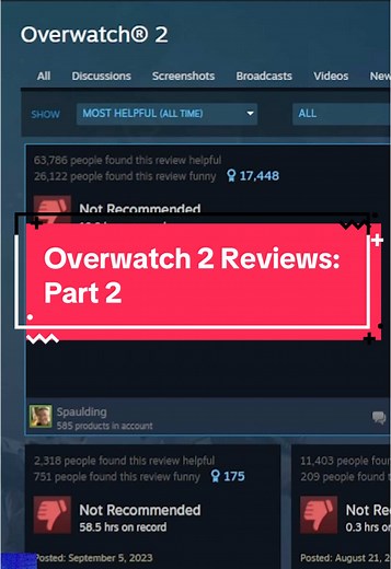 The last one is the most accurate imo #overwatch #overwatch2 #steam #steamreviews #steamreview #ow2 #twitch #twitchstreamer