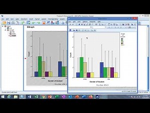 SPSS LEARNING TUTORIAL 8: SUB-DIVIDED AND MULTIPLE BAR CHARTS WITH ERROR BARS