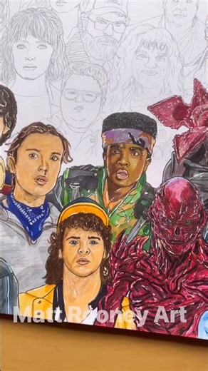 Drawing Lucas Stranger Things 5