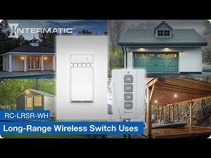 Control Outdoor Lighting with the Intermatic Long Range Wireless Switch