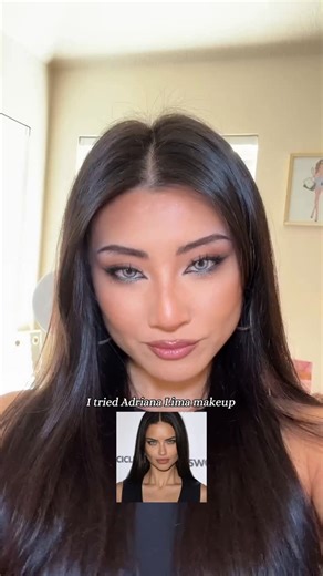 Effie Liu on Instagram: "I tried Adriana Lima makeup. Totally obsessed! #makeuptransformation #victoriassecretmodel #victoriassecretfashionshow #victoriassecret #adrianalima #adrianalimamakeup #makeupinspo #makeuplooks #reelsofinstagram #effie爱妃 #fyp #beauty #vsmodel #victoriassecretpink #victoriassecretmakeup"