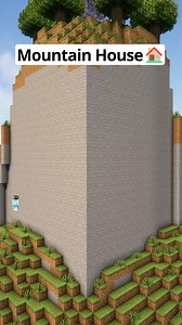 Minecraft Mountain House🏠 For Build and No Music #minecraft #minecraftbuilding #minecraftbuilds #minecrafttutorial | Blockical Blockical