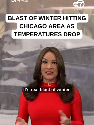A blast of extremely cold air is on its way to the Chicago area this week, after some more snow moved through Wednesday night. Watch Eyewitness News at 10 p.m. on ABC7 for more. #news #chicagonews #chicago #weather