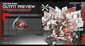 【CROSSOVER Collection - Thunderbolt Director - Nian】 Now available at the Store until July 3, 2025, 03:59 (UTC-7)! #Arknights #Yostar | Arknights