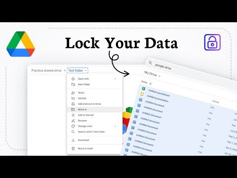 How to protect a file or folder in Google Drive