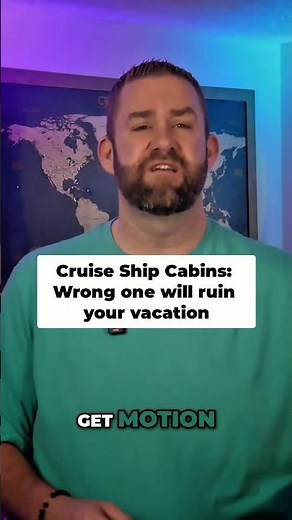 Cruise Cabin Hacks: Avoid Motion Sickness & Bad Views! #shorts