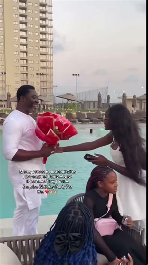 Mercy Johnson Husband Gifts His Daughter Purity A New IPhone As They Host A Surprise Birthday Party For Her ❤️🎉🎉 #fyp #goviral #mercyjohnson