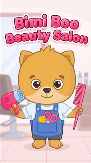 Beauty Salon Game for Kids 💇‍♀️✨ | Become a Stylist with Bimi Boo