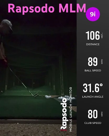 How does it feel to hit the golf range as high handicap golfer using rapsodo launch monitor