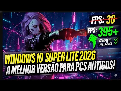 WINDOWS 10 TURBO SUPER LITE 2026 - THE BEST VERSION FOR OLDER PCS!