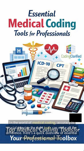 Essential Medical Coding Tools for Your Personal Toolbox In the fast-paced world of medical coding, having the right tools can make all the difference in accuracy, efficiency, and confidence. In this video, we break down the essential medical coding tools every student and professional coder should have in their personal toolbox — from official codebooks and coding guidelines to online resources and encoder software. Whether you are preparing for the CPC exam or working in the field, these tools