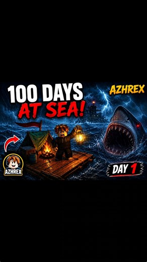 100 days at sea🌊 roblox#roblox