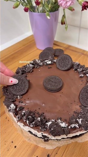 ✨ No-Bake Oreo Cheesecake ✨ #danielasfood #recipe #comfortfood