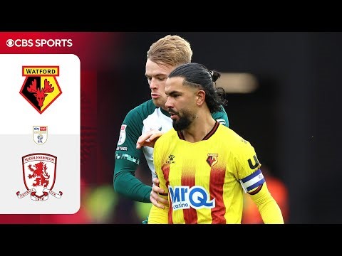 Watford vs. Middlesbrough: Extended Highlights | EFL Championship | CBS Sports Golazo