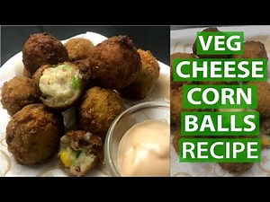 Crispy Cheese Corn Balls Recipe | Restaurant-Style Cheese Ball at Home | Veg Cheese Corn Ball Recipe
