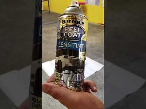 How to spray tint your headlights and taillights the right way