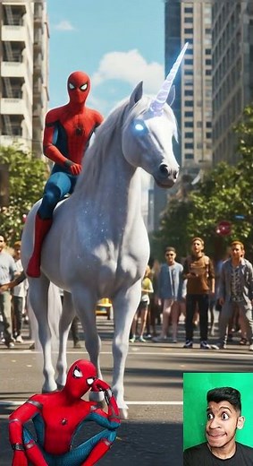 Avengers have a unicorn #marvel #avengers #spiderman