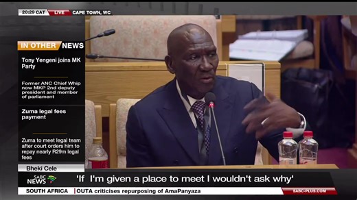 Former Police Minister Bheki Cele confirms that he knows Timmy Marimuthu, adding that he used to be a police officer who was arrested for drug-related issues. He adds that he also organised a meeting between him and Richard Mdluli. #fblifestyle | IReport SA News