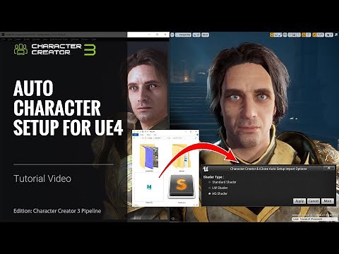 Character Creator 3 Tutorial - Auto Character Setup for Unreal Engine 4