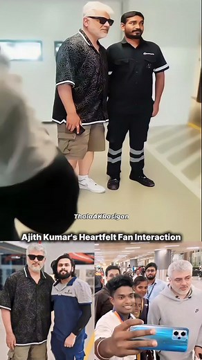 Ajith Kumar's Heartfelt Fans Interaction 😍❤️ Ajith Kumar's recent video meeting fans and taking selfies has taken social media by storm. In the video, Ajith can be seen engaging warmly with his fans, taking time to pose for selfies, and sharing a few moments of joy. This heartfelt interaction has been widely shared by his fans, further solidifying his bond with his admirers. In addition to this, Ajith Kumar's much-anticipated movie 'Vidaamuyarchi' has completed its filming. Directed by Magizh T