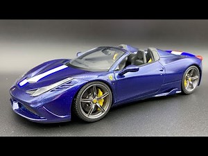Ferrari 458 Speciale Aperta 1/24 Alpha Model Full Build Step by Step