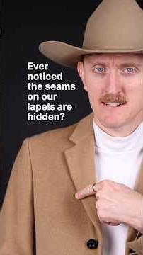 Ever Noticed the Seam on Lapels are Hidden?