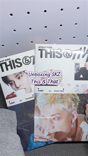 Stray Kids THIS & THAT Album & Version Bang Chan & Seungmin Unboxing #straykids #albumunboxing #skz