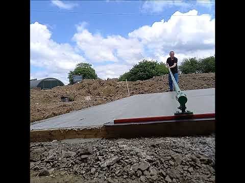 Big Blue Concrete Float